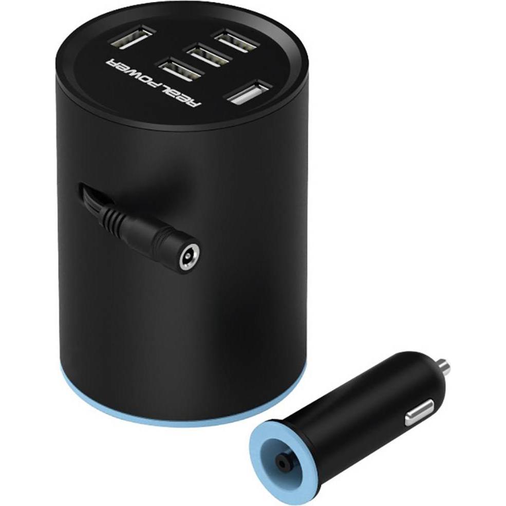 Thumbnail - RealPower Ultron Ladegeräte Ladegerät für Mobilgeräte, Auto Adapter, Schwarz