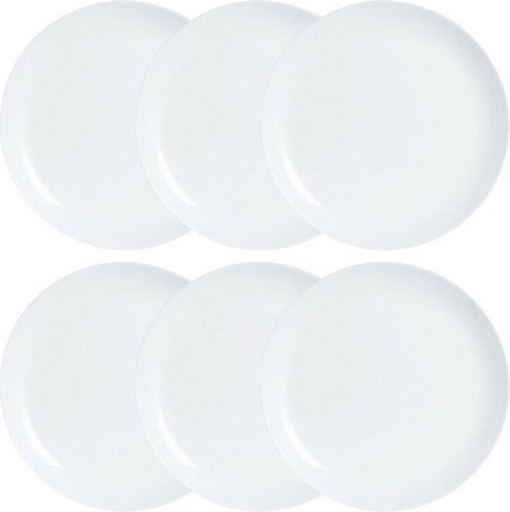 Luminarc Geschirr-Set Diwali 6 pcs Weiss Glas (6 pcs)