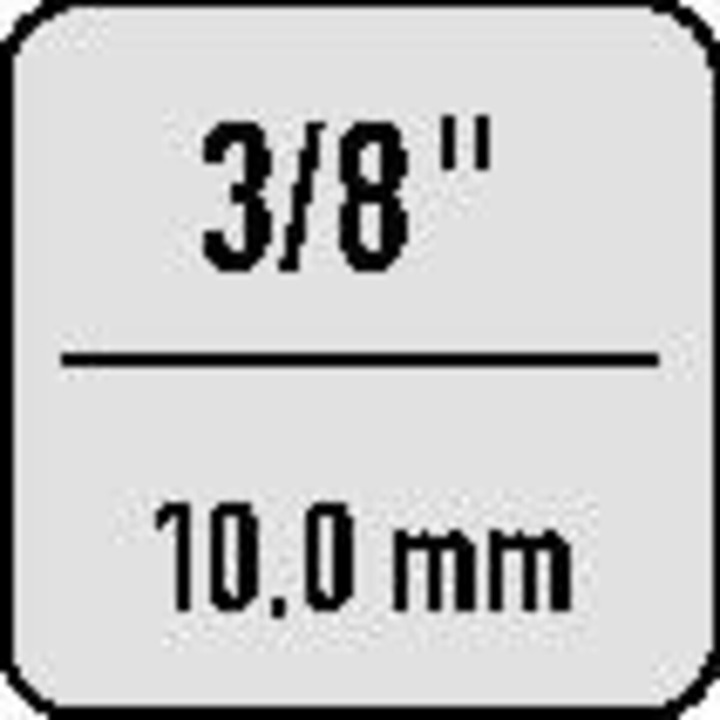 Produktbild HAZET Verlängerung 8821-3 ∙ Vierkant10 mm (3/8 Zoll) ∙ Vierkant 10 mm (3/8 Zoll)