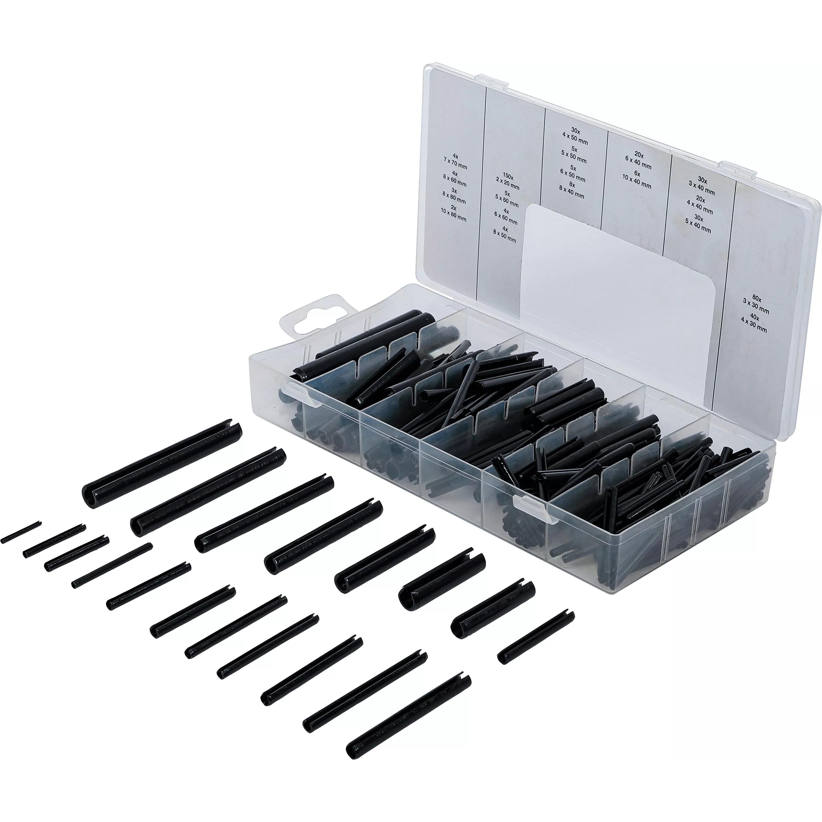 BGS, Accessori per viti, Goupilles creuses/à ressort 450 pièces