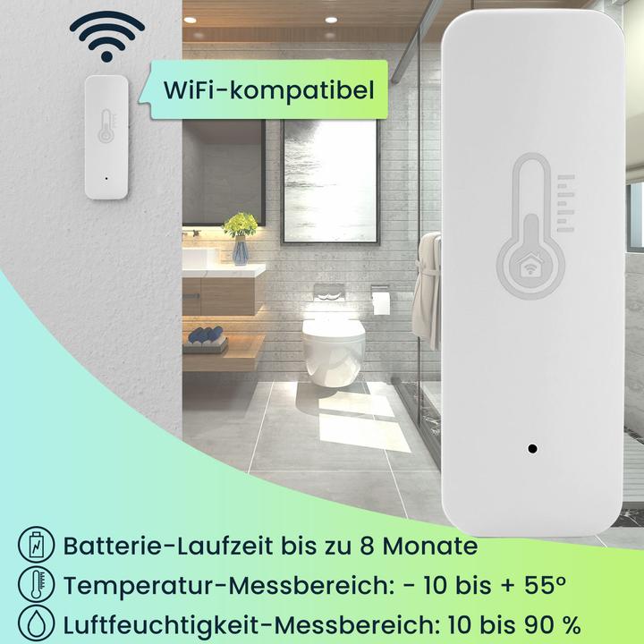 Produktbild Casativo Temperatur & Luftfeuchtigkeits Sensor