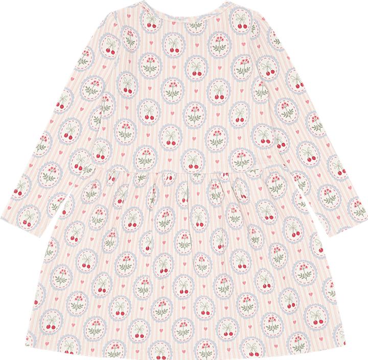 Image du produit Hust and Claire Mädchen Langarmkleid mit Kirschen (92)