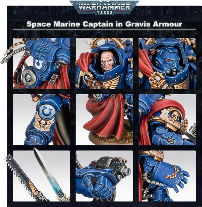 Image du produit Games Workshop Capitaine en Gravis Armour (Matières plastiques)