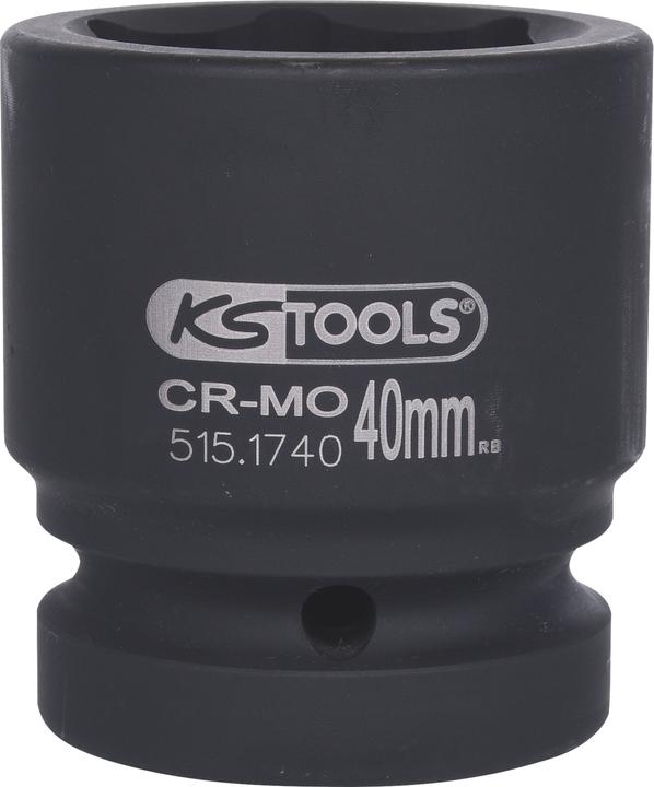Produktbild KS Tools 1" Kraft-Stecknuss kurz (40 mm)