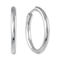 Brilio, Ohrringe, Silver - Ageless Silver Circles 431 001 0300 04 - Diameter: 5 cm