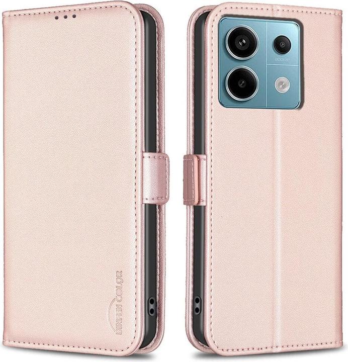 Produktbild Binfen Color Xiaomi Redmi Note 13 Pro - BINFEN Flip Case Hülle rosa (Xiaomi Redmi Note 13 Pro 5G)