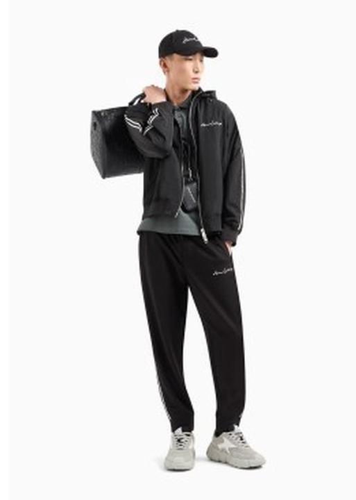 Actual product image Armani Exchange Signature Logo Bomber Jacket (L)