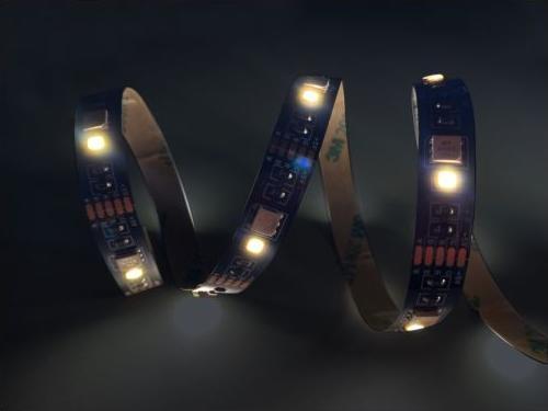 Actual product image Deltaco USB-powered LED loop (RGB, Multicoloured, White, RGBW, 200 cm, Indoor, Outdoor)