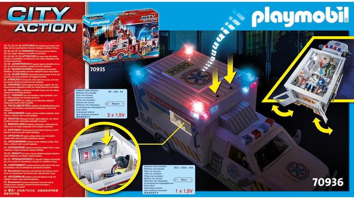 Produktbild Playmobil Rettungs-Fahrzeug: US Ambulance (70936, Playmobil City Action)