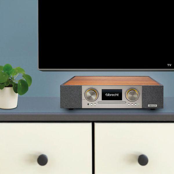 Actual product image Albrecht DR 1000 All-in-One Soundsystem (DAB+, Internet radio, Wi-Fi)