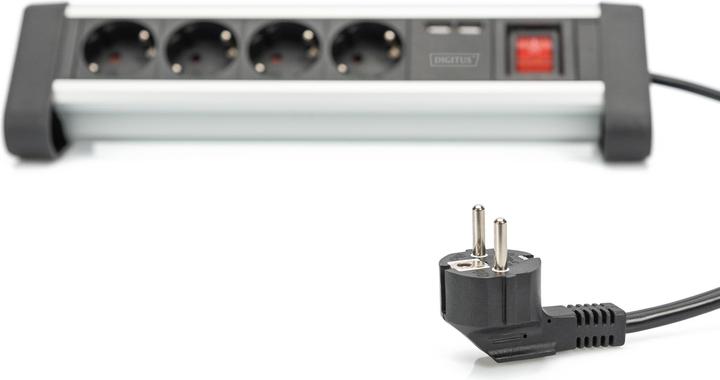 Immagine prodotto Digitus Striscia di prese per ufficio (6 x, USB-A, 1.50 m)