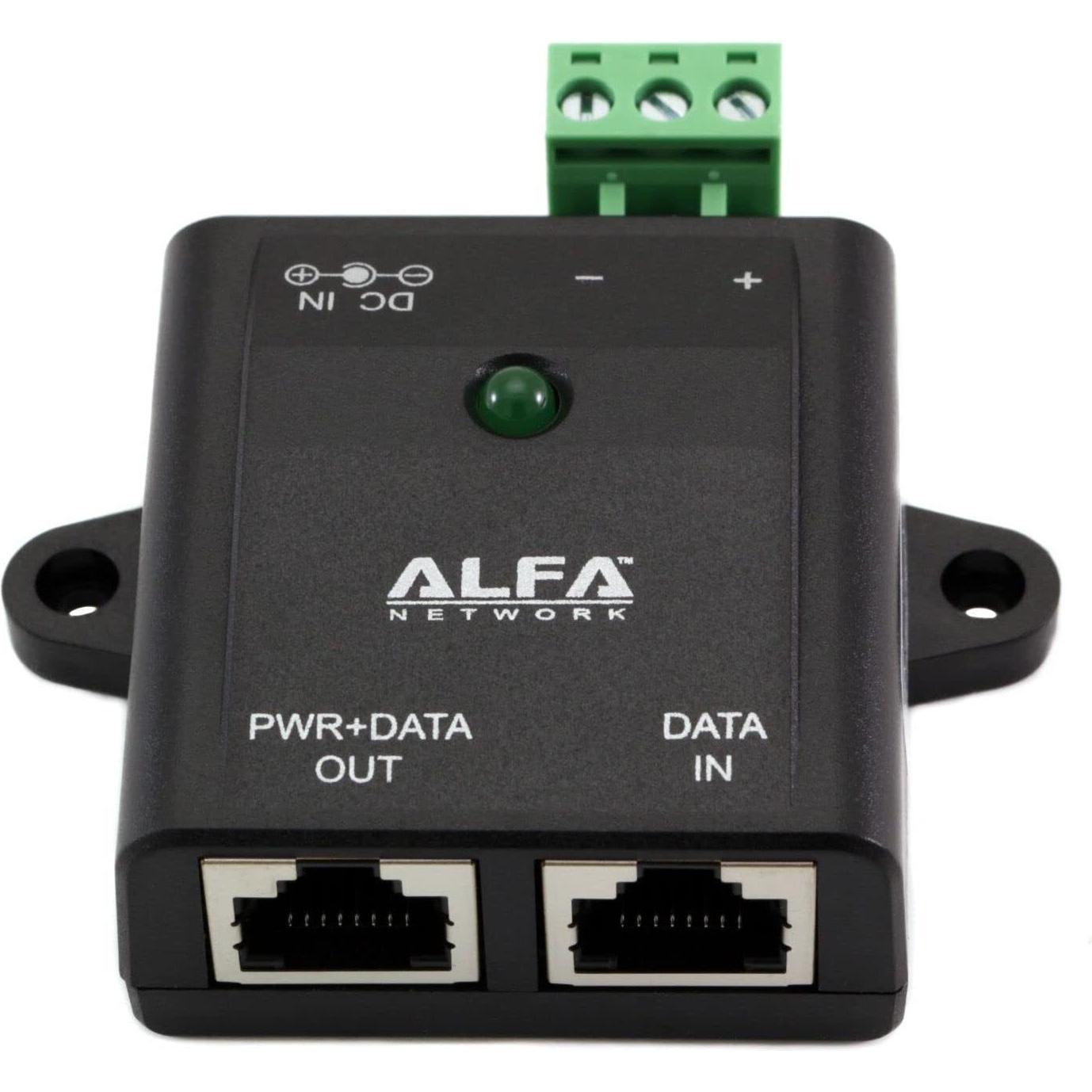 Alfa Network APOE03GS - Passive PoE Injector with ESD Protection - Galaxus