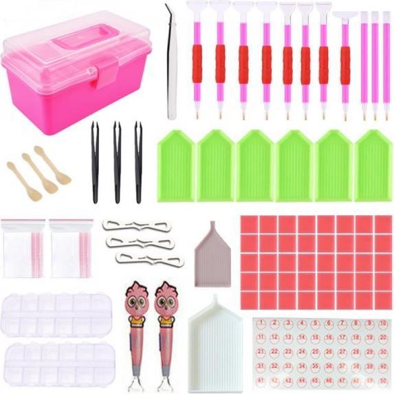Actual product image NoName Diamond Painting case with accessories