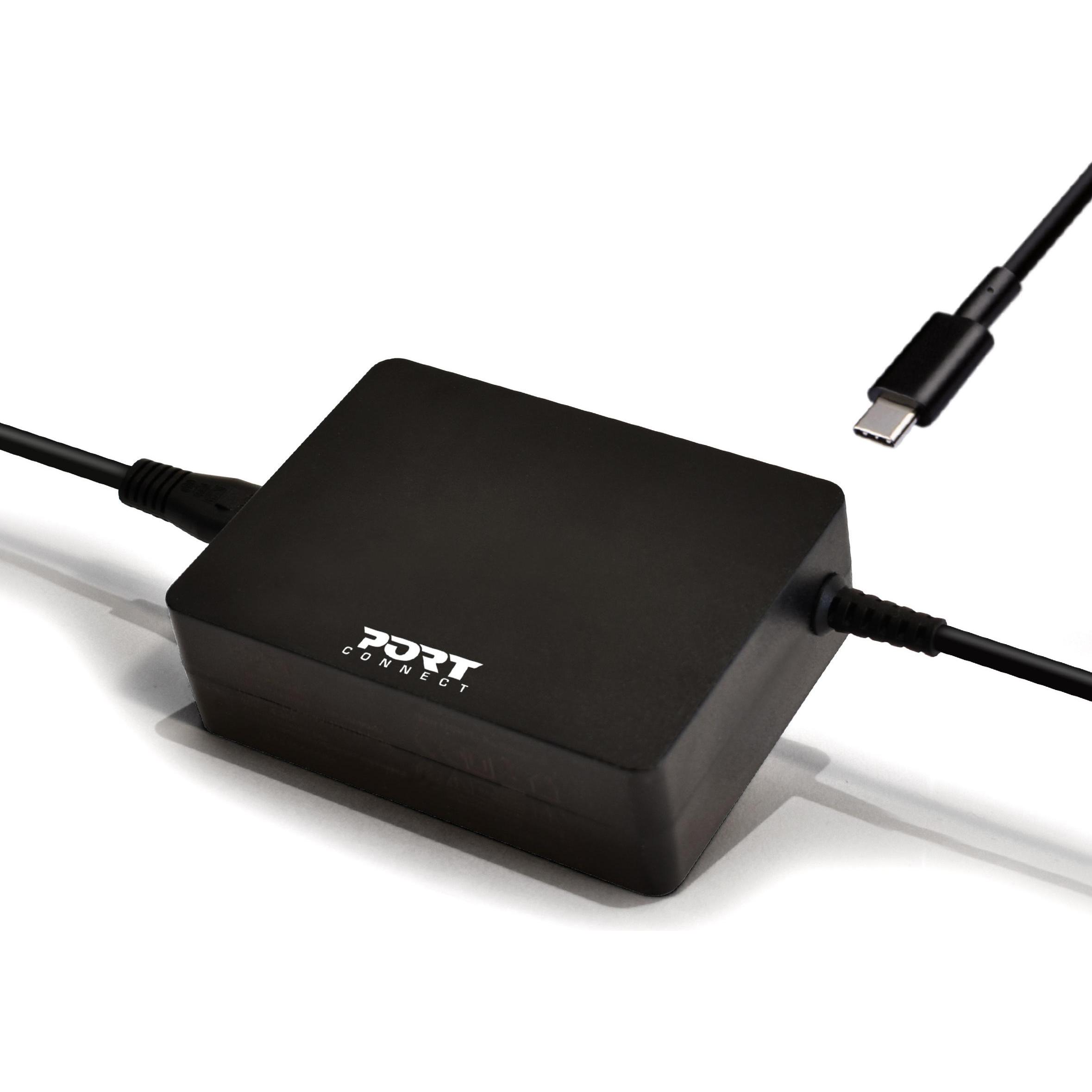 Port Designs 900098 (90 W), Notebook Netzteil, Schwarz