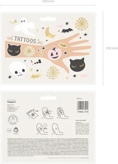 Actual product image Partydeco Tattoos washable mix