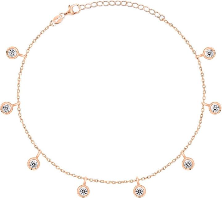 Produktbild Brilio Silver - Elegant bronze bracelet with zircons BRC70R