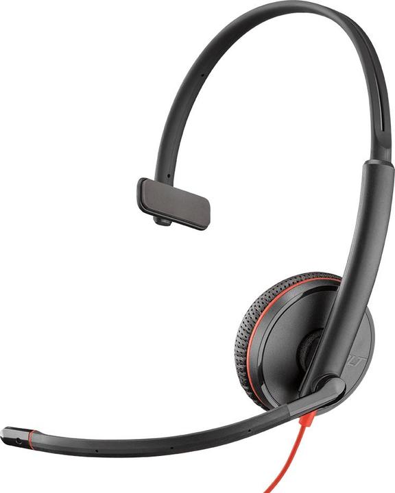 Produktbild Poly Headset Blackwire 3215 Mono Single Unit (Kabelgebunden, USB-C, Skype)