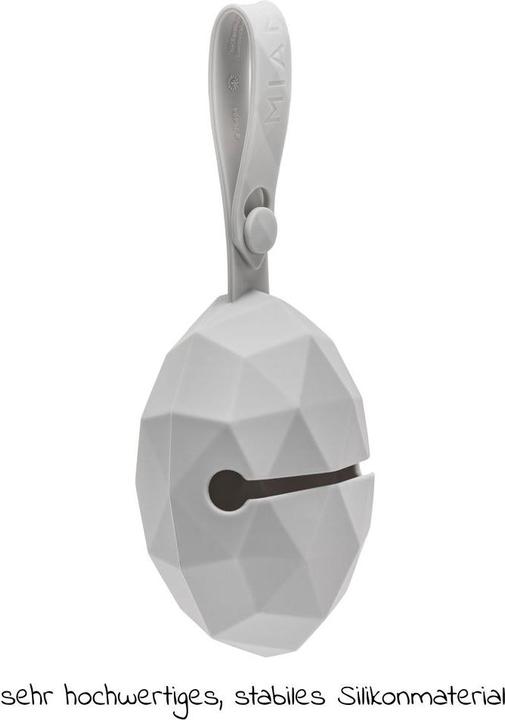 Produktbild MiaMia Schnullerboxen Silikon-Schnullerbox / Schnullerhalter - Diamant -