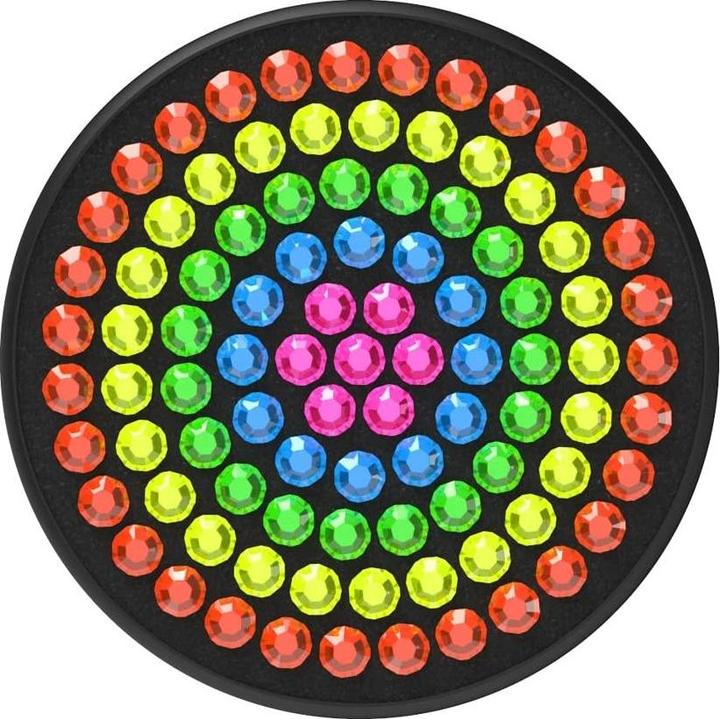 Actual product image PopSockets PopGrip Swarovsky Neon Crystal Burst, Befestigung: Kleben