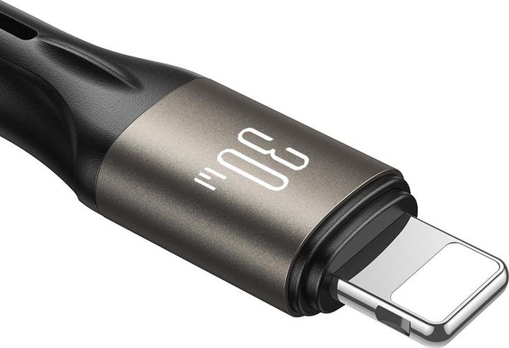 Actual product image Joyroom Cable Light-Speed USB-C to Lightning SA25-CL3, 30W, 1.2m (black) (1.20 m, 30 W)