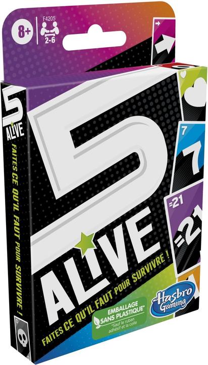 Image du produit Hasbro Gaming Jeu de cartes 5 Alive -FR- (Français)