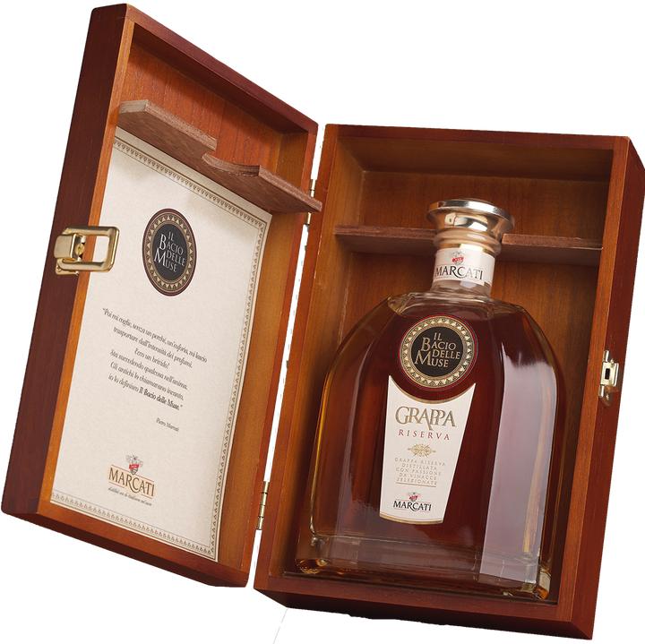 Immagine prodotto Marcati Grappa Riserva 700ml - 40%vol. in Holzkiste
