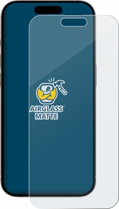 Actual product image BROTECT AirGlass Glass Matte (1 Piece, Apple iPhone 15 Pro Max)