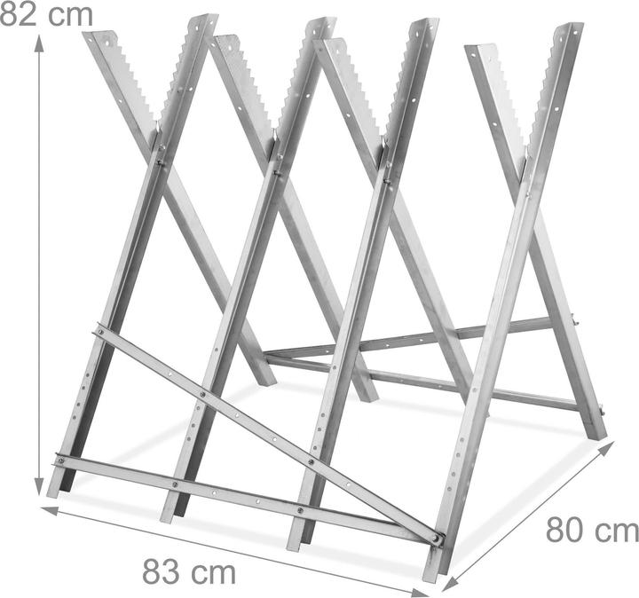 Actual product image Relaxdays Sawhorse (83 cm, 80 cm)