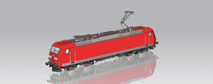Actual product image Piko N-E locomotive BR 185 DB AG VI DC (2 Pantho) (Track N)