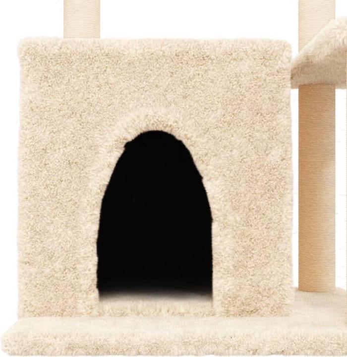 Immagine prodotto vidaXL Kratzbaum mit Sisal-Kratzsäulen Creme 83 cm,Farbe (83 cm, Crema)