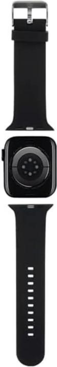 Immagine prodotto Karl Lagerfeld Pasek KLAWLSLKNK Apple Watch 42/44/45mm cinturino nero 3D in gomma Karl Head (Gomma / Silicone)