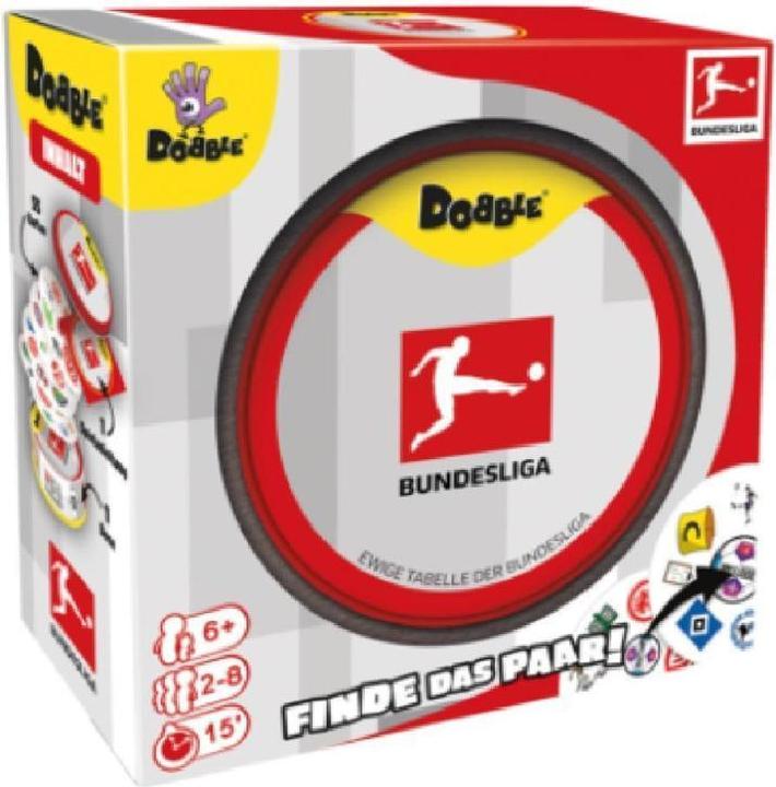 Actual product image Zygomatic Dobble Bundesliga, card game, for 2-8 players, from 6 years (DE edition) (German)