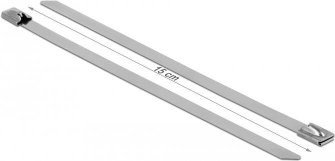 Produktbild Delock Kabelbinder 15cm (Packung mit 10) (Kunststoffkabelbinder, 150 mm, 10 Stk.)