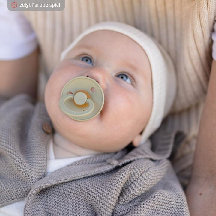 Produktbild Bibs Colour Latex Schnuller (symmetrisch, 0-6 Monate), Woodchuck & Blush (2 x, bis 6 Monate)