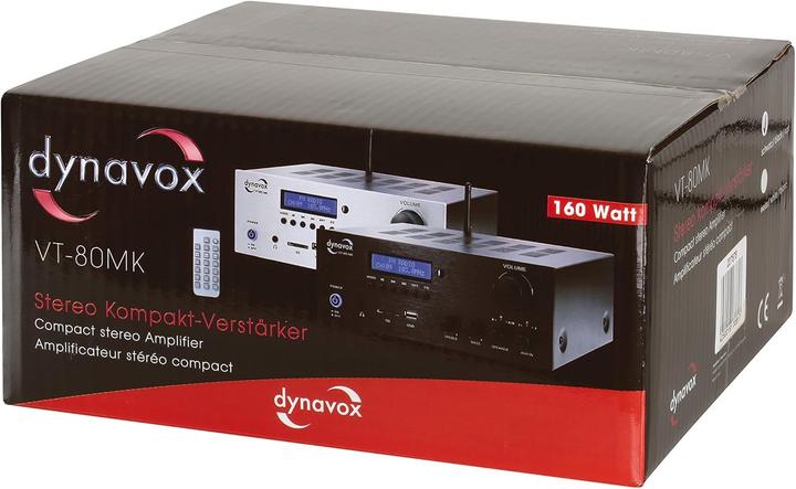 Actual product image Dynavox Stereo amplifier VT80 MK black