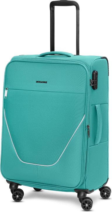 Actual product image Stratic taska 4-wheel suitcase set, 3 pieces, with stretch fold (233 l)