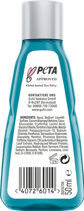 Produktbild Guhl 3in1 Frische & Pflege (50 ml, Flüssiges Shampoo)