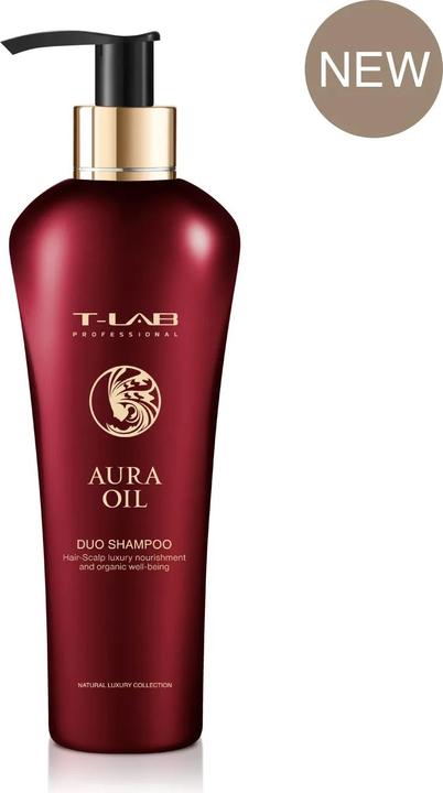 Actual product image T-Lab Professional Aura Oil Duo Shampoo 300 ml Unisex Professional (300 ml, Liquid shampoo)
