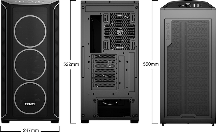 Produktbild be quiet! Shadow Base 800 FX (Mini-ITX, mATX, ATX, E-ATX)