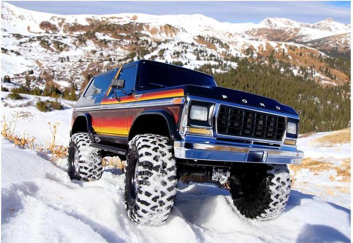 Produktbild Traxxas TRX-4 79 Ford Bronco schwarz/rot 1/10 Crawler RTR Brushed, Clipless, ohne Akku und Ladegerät (RTR Ready-to-Run)