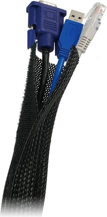 Produktbild LogiLink Kabelbündel-Gewebeschlauch (Kabelschlauch, 180 cm)