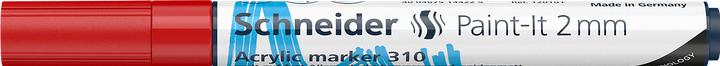 Valeurs nutritives et ingrédients Schneider Marqueur acrylique Paint-It 310 2mm rouge (1 x)