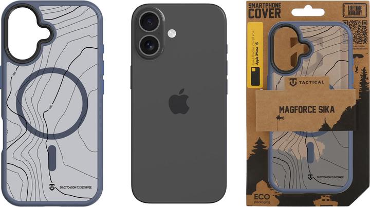 Immagine prodotto Tactical MagForce Hyperstealth Sika Hülle für iPhone 16 Tiefblau (Apple iPhone 16)