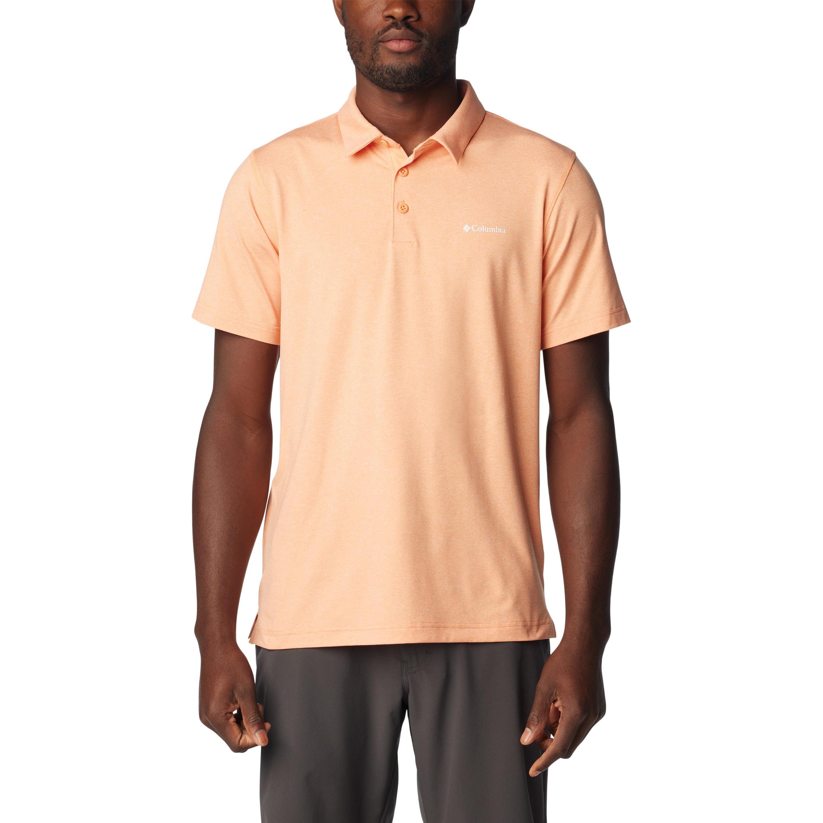 Thumbnail - Columbia, Herren, Shirt, Tech Trail™ Polo, Orange, (L)