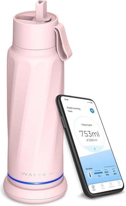 Actual product image WaterH VITA FlipLid - Pink (18oz/532ml) (0.53 l)