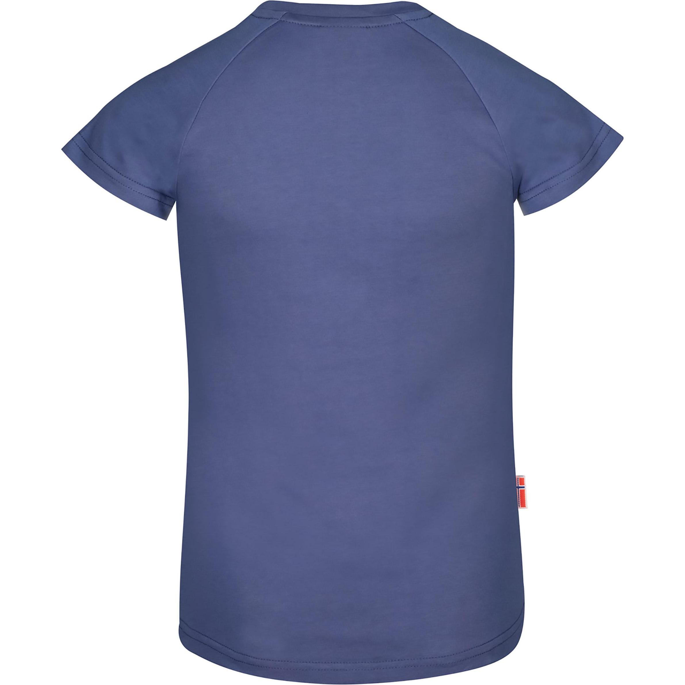 Thumbnail - Trollkids, Unisex, Shirt, Girl's Senja T, Blau, (128)