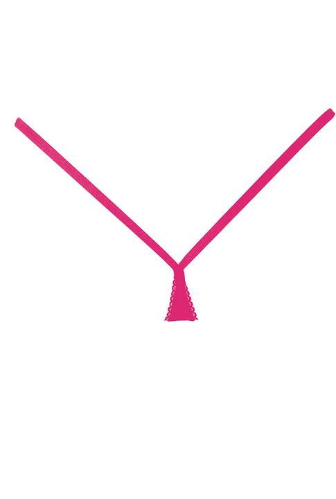 Produktbild Allure Wetlook Panty - Hot Pink (One Size)