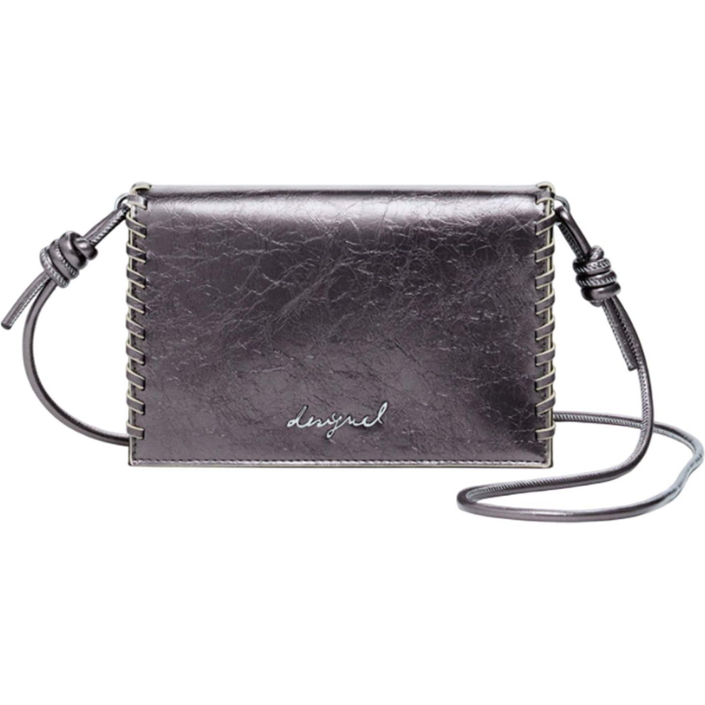 Desigual Donna Rosa Donne, Portafoglio, Mone Capsule Tiny Zip Clutch,