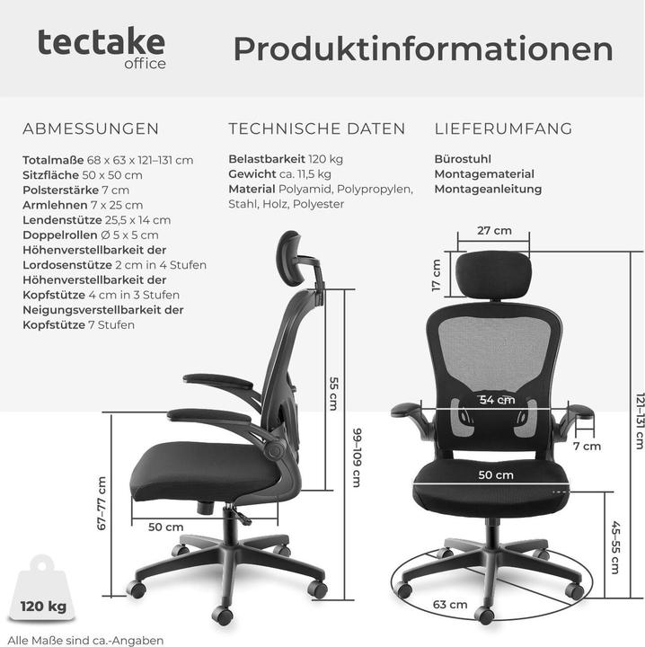 Actual product image tectake Arges (45 - 55 cm)