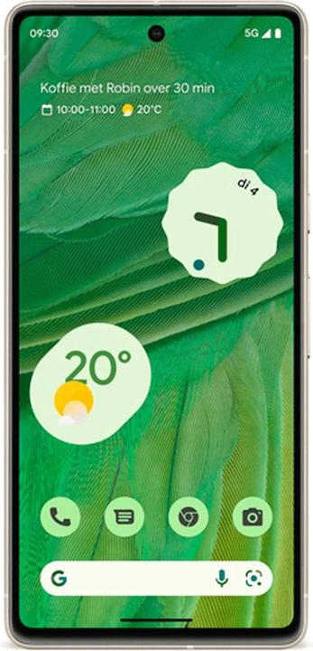 Produktbild Google Pixel 7 (128 GB, Lemongrass, 6.30", SIM + eSIM, 50 Mpx, 5G)